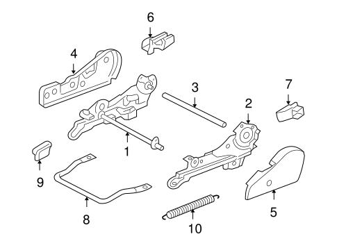 BODY/TRACKS & COMPONENTS for 2000 Toyota Celica #1