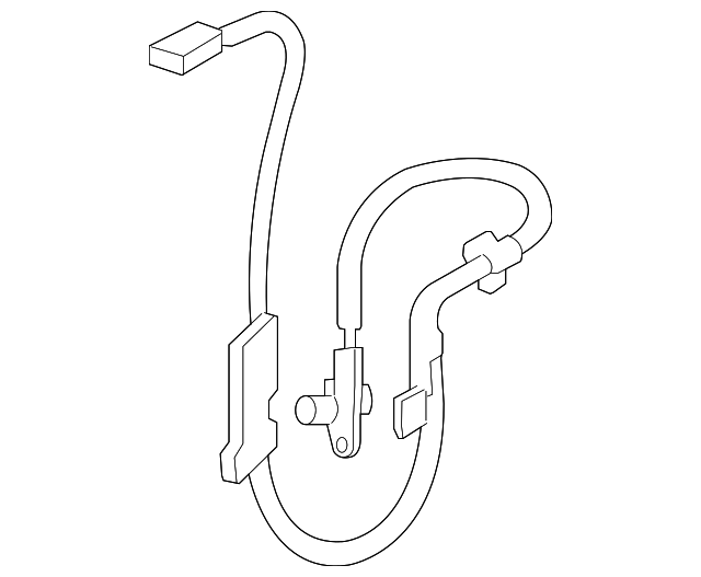 19184313 Деталь ABS SENSOR, RIGHT