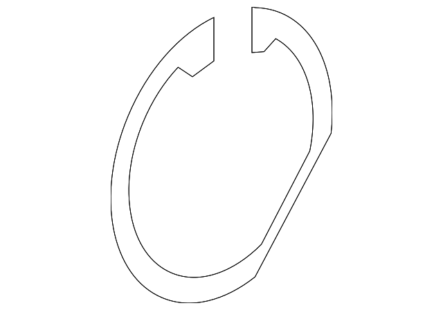 19184285 Деталь BEARING SNAP RING, RIGHT