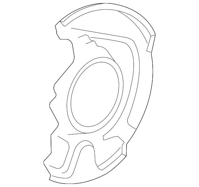 19184297 Деталь SPLASH SHIELD, RIGHT