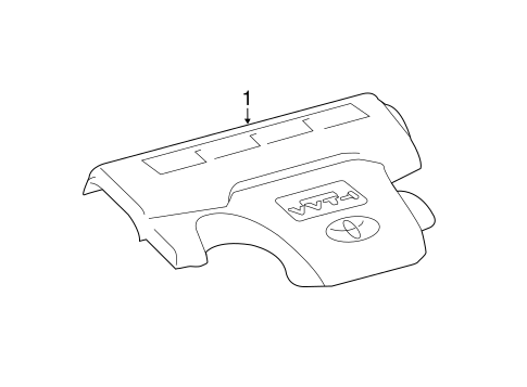 ENGINE/ENGINE APPEARANCE COVER for 2013 Toyota RAV4 #1
