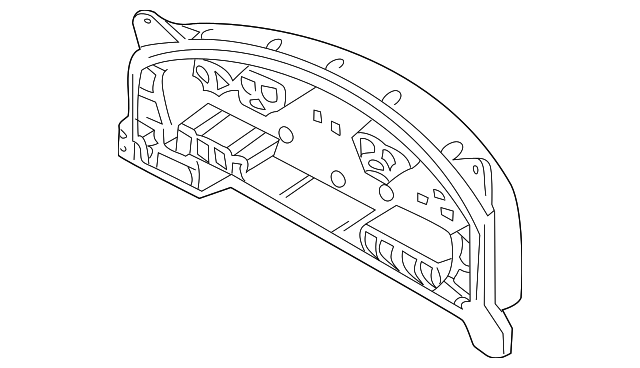 XF1Z10848BA Деталь CLUSTER HOUSING
