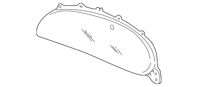 F6DZ10887B Деталь CLUSTER LENS