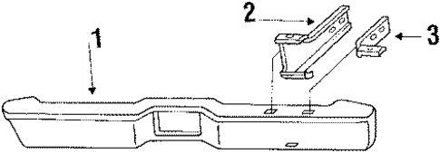F-350 BUMPER ASSEMBLY - REAR 2