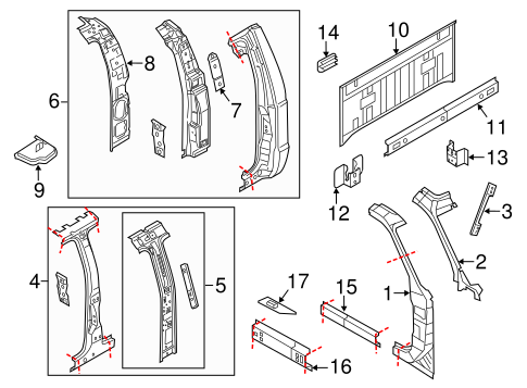 Body/Rocker Panel for 2011 Ford F-250 Super Duty #1