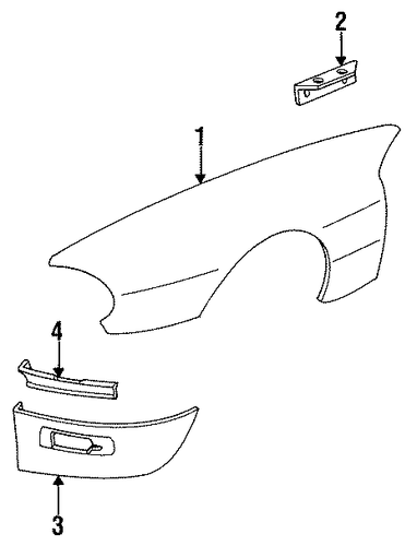XJS FENDER & COMPONENTS