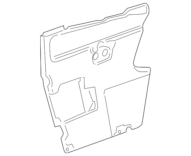 15783026 Деталь WATER DEFLECTOR, LEFT