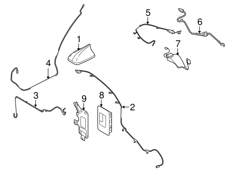 Antenna & Radio for 2009 Ford Taurus #0