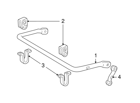 Front Suspension/Stabilizer Bar & Components for 2000 Ford Ranger #3