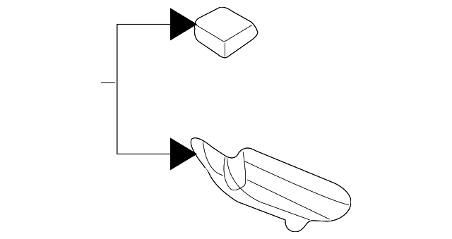 1S4Z6145114AD Деталь TROUGH, RIGHT