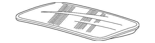 C2S4140 Деталь SUNROOF GLASS