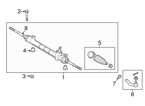 STEERING/STEERING GEAR & LINKAGE for 2016 Scion iM #1