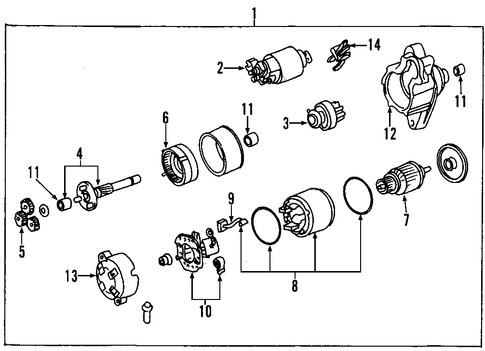 ELECTRICAL/STARTER for 2000 Toyota Echo #2