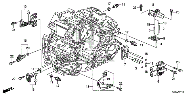 Transmission - Automatic/AT Sensor - Solenoid (V6) for 2012 Honda ACCORD SEDAN #1