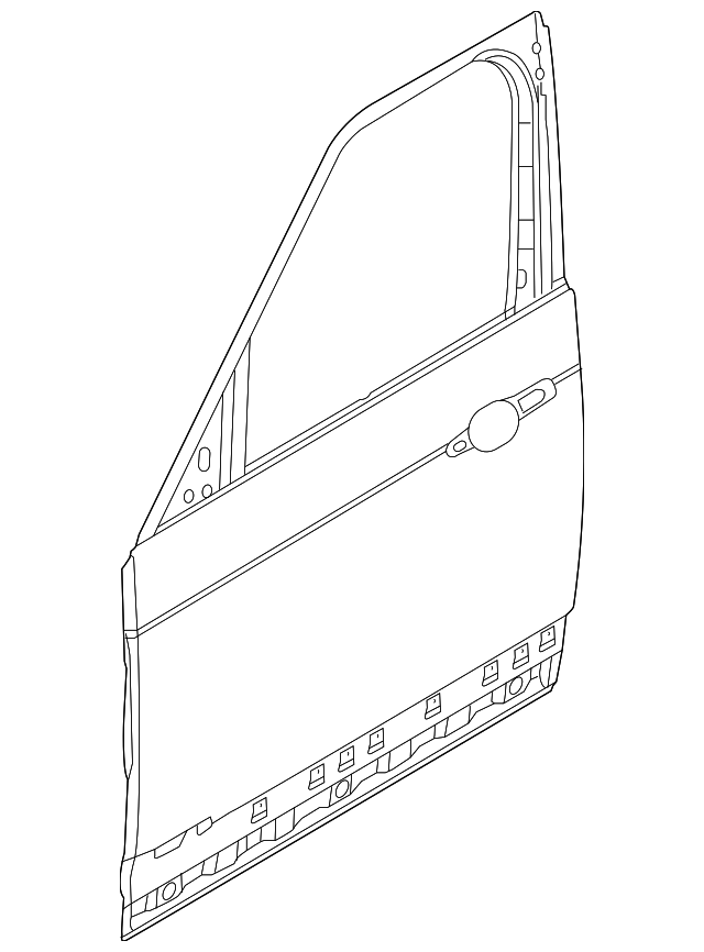 LR044227 Деталь DOOR SHELL, LEFT