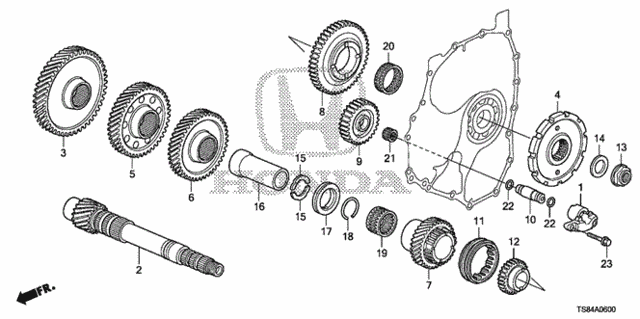 AT Countershaft (5AT)PT60 for 2012 Honda CIVIC COUPE #0