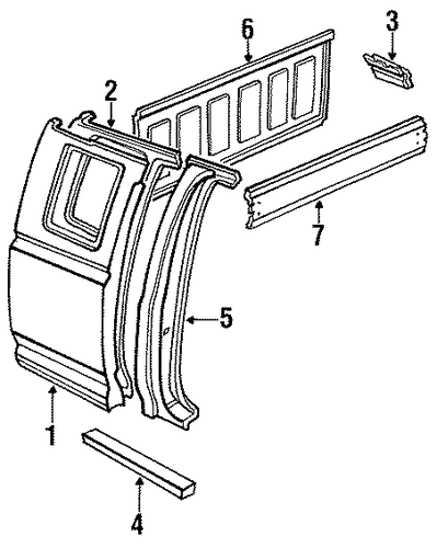 F-350 REAR PANELS