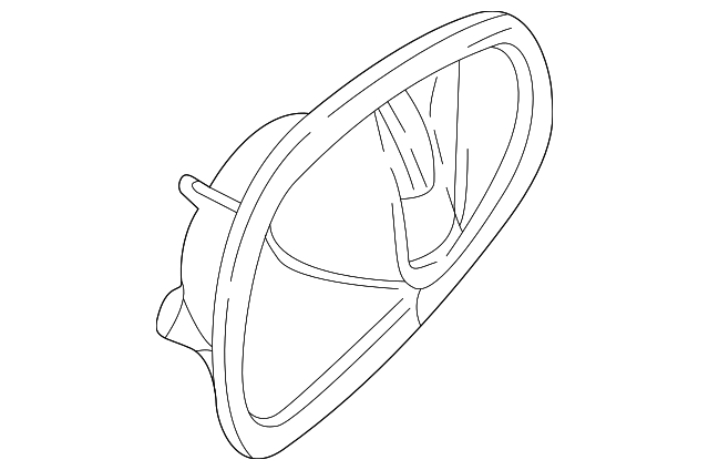 XR825068LGP Деталь BEZEL, LEFT