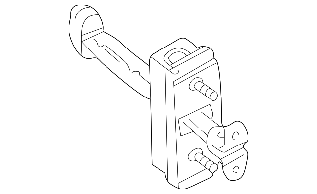 XR857260 Деталь DOOR CHECK, LEFT