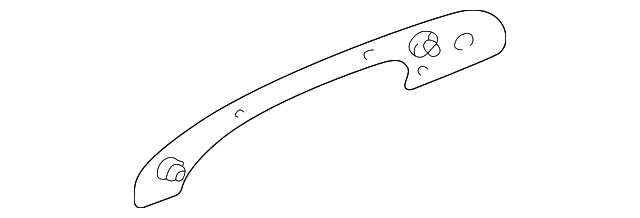 XR83616XXX Деталь HANDLE, OUTSIDE BEZEL, RIGHT