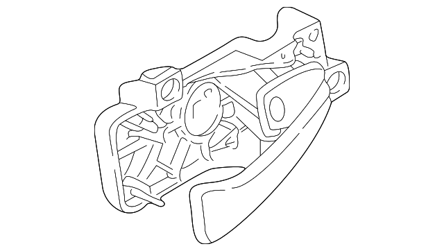 XR855636 Деталь HANDLE, INSIDE, RIGHT