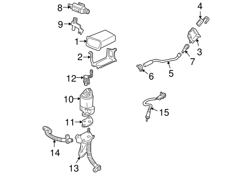 Emission System/Emission Components for 2005 Buick LeSabre #1