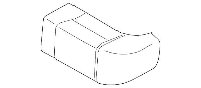 955-522-161-01 Деталь SEAT CUSHION PAD, LEFT