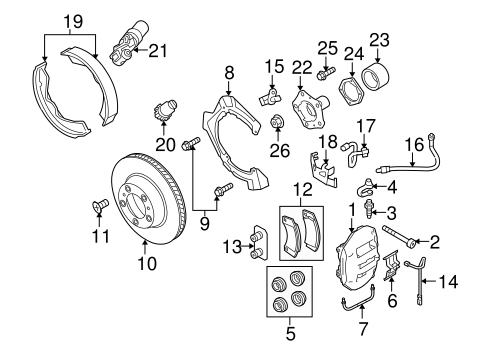 Panamera BRAKE COMPONENTS