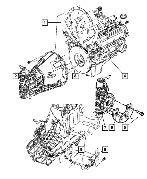 Clutch Housing for 2008 Dodge Nitro #0