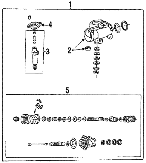 Steering Gear for 1994 Mazda B3000 #1