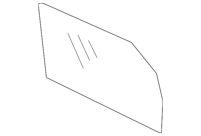 955-542-611-05 Деталь DOOR GLASS, LEFT