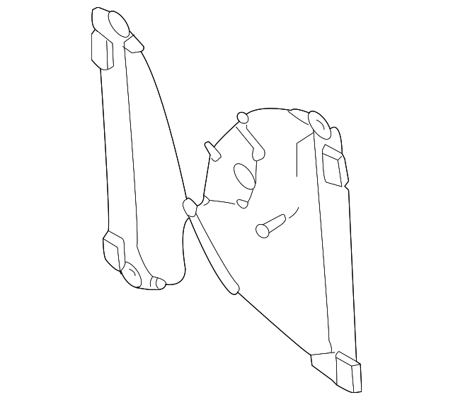 955-533-462-03 Деталь WINDOW REGULATOR, RIGHT