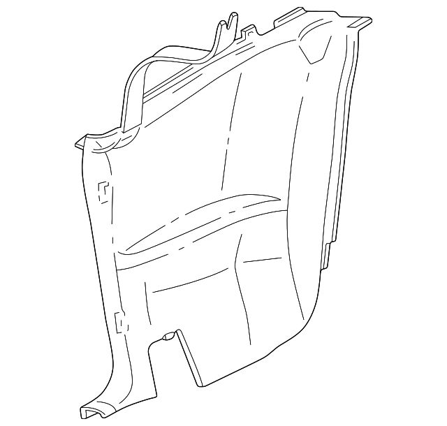 3R3Z6331012AAA Деталь LOWER TRIM PANEL, RIGHT