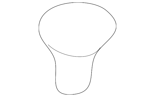 EYH100400 Деталь GLASS PANEL NUT