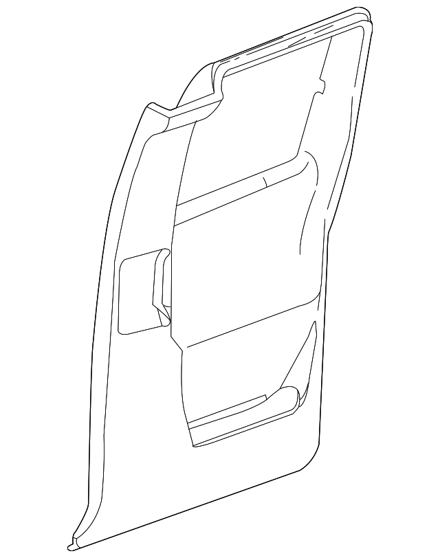 15047216 Деталь DOOR TRIM PANEL, RIGHT