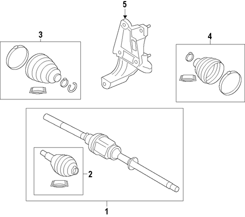 Discovery Sport AXLE SHAFTS & JOINTS