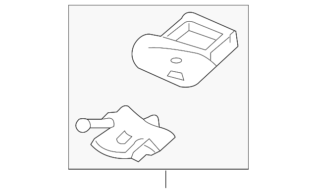 YS4Z54043K78BAA Деталь UTILITY TRAY