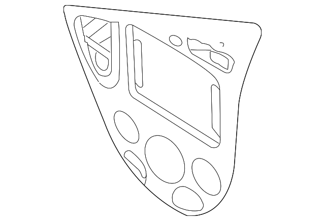 1S4Z5404644CAA Деталь CENTER BEZEL