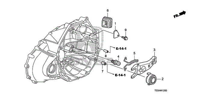 Transmission - Manual/MT Clutch Release (V6) for 2009 Honda ACCORD COUPE #1