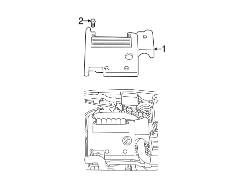 9-5 ENGINE APPEARANCE COVER