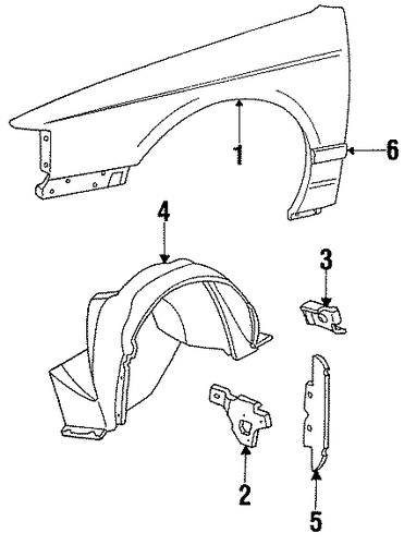 Cougar EXTERIOR TRIM - FENDER