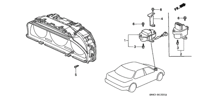 Speed Sensor for 1991 Honda ACCORD SEDAN #0