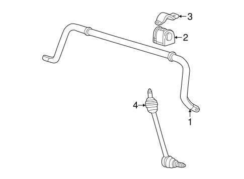 LS STABILIZER BAR & COMPONENTS