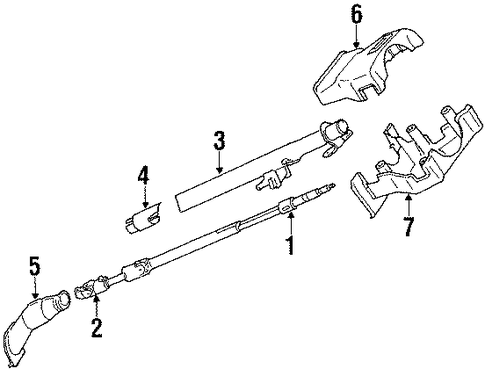 Cover, Column (Upper) *NH1L* (Black) Cover, Column (Upper) *NH1L* (Black)
