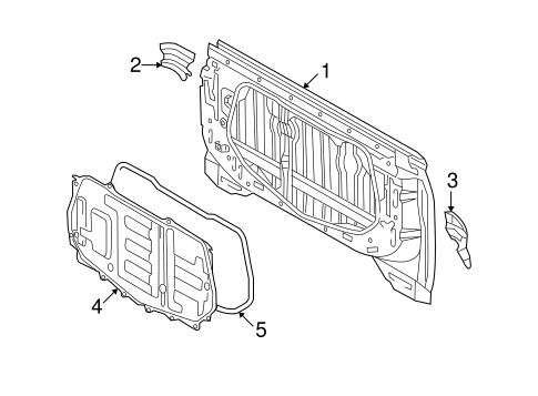 BODY/BACK PANEL for 2006 Toyota Tundra #2