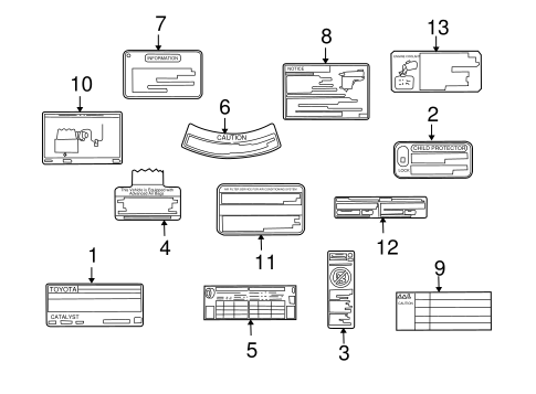 BODY/LABELS for 2008 Scion xB #1