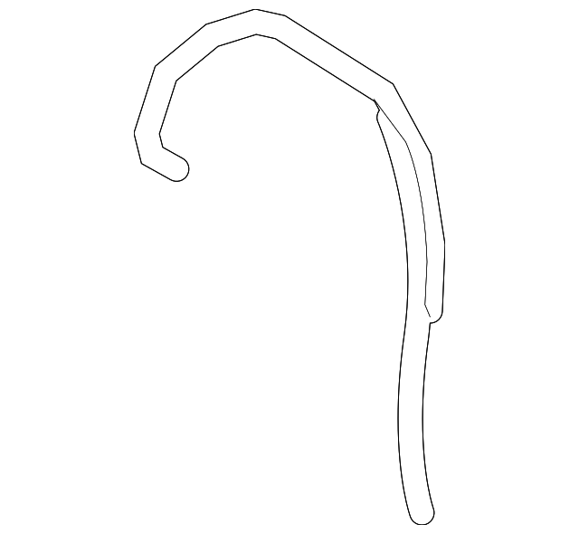 970-521-809-01 AIR TUBE, RIGHT