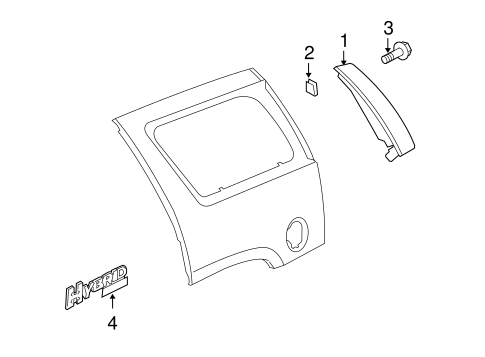 Yukon EXTERIOR TRIM - QUARTER PANEL