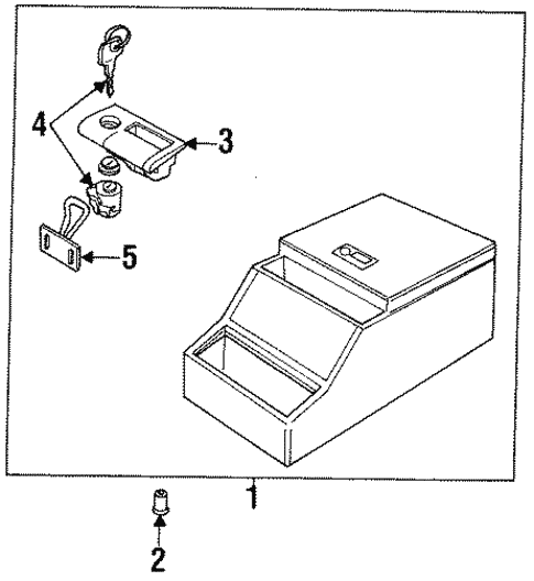 Console for 1995 Land Rover Defender 90 #0