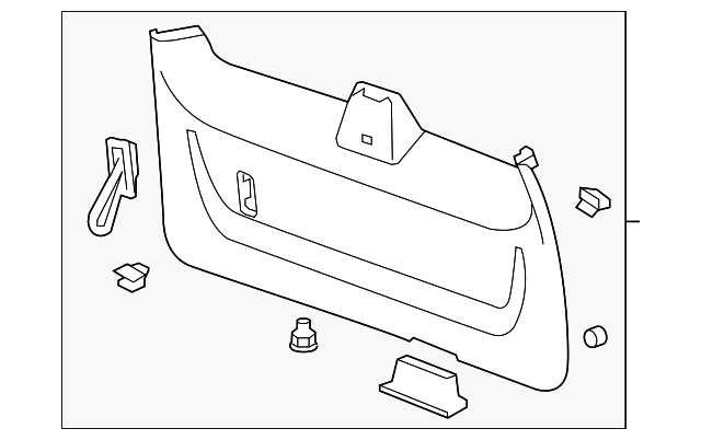 25874148 LOWER TRIM PANEL